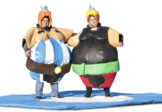 Holen sie sich sumo asterix & obelix anzüge für jung und alt online. Kaufen sie schlauchboote bei JB-Hüpfburgen Deutschland