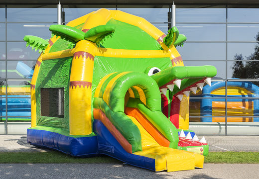 Kaufen sie maxifun super-hüpfburg in leuchtenden farben und lustigen 3D-figuren im krokodil-design bei JB-Hüpfburgen Deutschland. Bestellen sie aufblasbare hüpfburgen jetzt online bei JB-Hüpfburgen Deutschland
