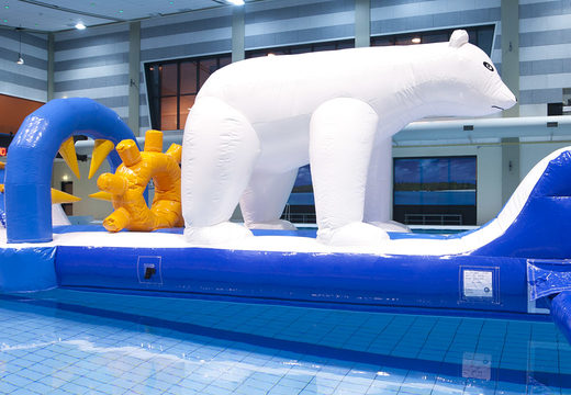 Kaufen sie ein aufblasbares Eisbär-schwimmbad mit lustigen 3D-objekten für jung und alt. Bestellen sie aufblasbare poolspiele jetzt online bei JB-Hüpfburgen Deutschland