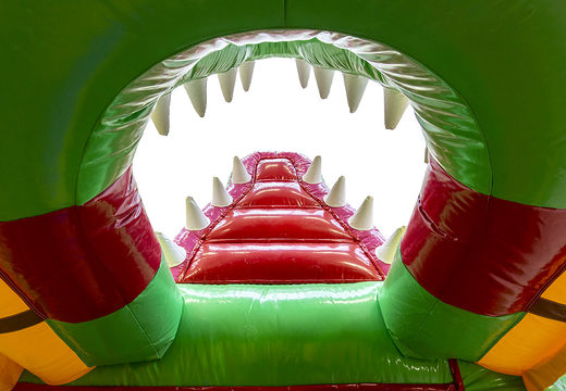 Kaufen sie aufblasbare indoor-multiplay-hüpfburg mit rutsche im krokodil-design für kinder. Bestellen sie aufblasbare hüpfburgen online bei JB-Hüpfburgen Deutschland