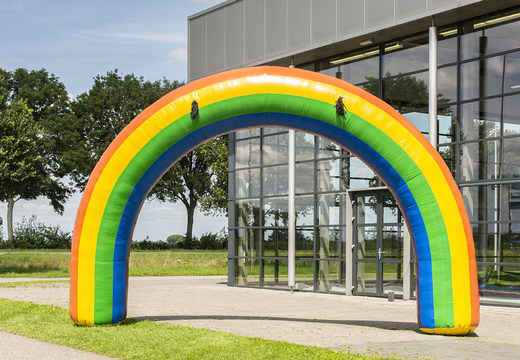 6x4m regenbogen aufblasbarer start- und zielbögen zum verkauf bei JB-Hüpfburgen Deutschland online. Kaufen sie aufblasbarer start- und zielbögen in standardfarben und -größen