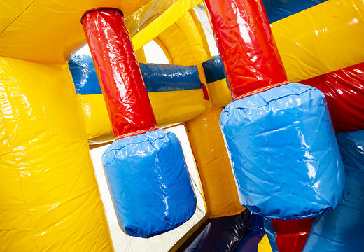 Hüpfburg in superhelden mit rutsche für kinder bestellen. Kaufen sie aufblasbare hüpfburgen online bei JB-Hüpfburgen Deutschland