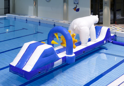 Bestellen sie einen aufblasbaren pool im eisbär-design mit den lustigen 3D-objekten für jung und alt. Kaufen sie aufblasbare wasserattraktionen jetzt online bei JB-Hüpfburgen Deutschland