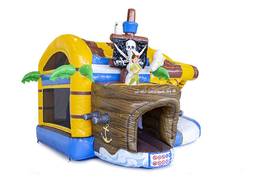 Bestellen sie aufblasbare indoor-multiplay-hüpfburg mit rutsche im piraten-design für kinder. Kaufen sie aufblasbare hüpfburgen online bei JB-Hüpfburgen Deutschland