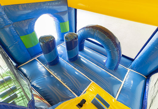 Bestellen sie mittelgroße aufblasbare multiplay-hüpfburg im meereswelt-design mit rutsche für kinder. Kaufen sie aufblasbare hüpfburgen online bei JB-Hüpfburgen Deutschland