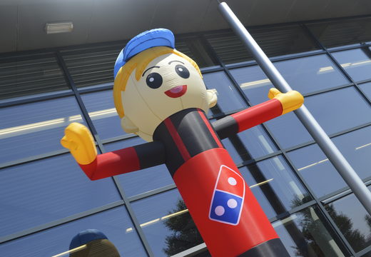 Bestellen sie bei JB-Hüpfburgen Deutschland einen benutzerdefinierten Domino's Pizza Winken skytube aufblasbaren skydancer. Fordern sie jetzt ein kostenloses design für einen aufblasbaren airdancer in Ihrer eigenen corporate identity an