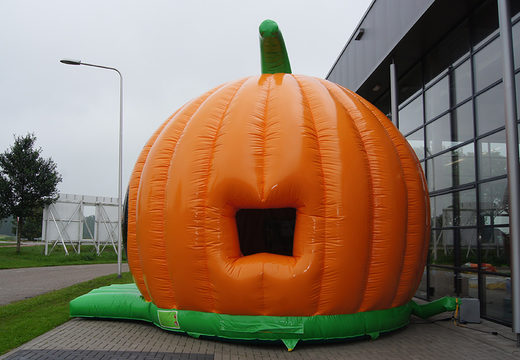 Bestellen sie jetzt eine maßgeschneiderte Round Pumpkin hüpfburg werbung bei JB-Hüpfburgen Deutschland. Hüpfburg werbung in allen formen, größen und farben erhältlich