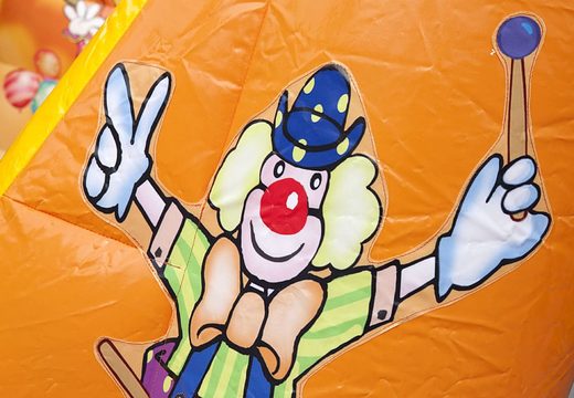 Mini aufblasbare offene hüpfburg für kinder im zirkus-thema zu verkaufen. Besuchen sie JB-Hüpfburgen Deutschland online