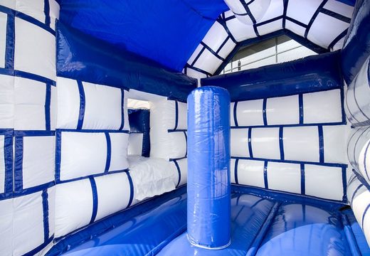 Kaufen sie bei JB-Hüpfburgen Deutschland eine aufblasbare midi-multifun-hüpfburg mit dach für kinder zur gewerblichen nutzung im schloss-thema