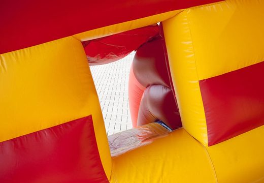 Kaufen sie bei JB-Hüpfburgen Deutschland eine aufblasbare midi-multifun-hüpfburg mit dach für kinder zur gewerblichen nutzung im zirkus-thema