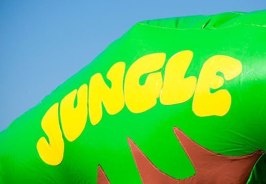 Hüpfburg Bälle Becken mit Dach im Thema Dschungel für Kinder online zu kaufen
