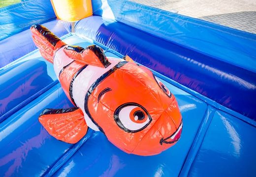 Springburg Maxifun mit Dach und Rutsche im Thema Clownfisch für Kids zu bestellen