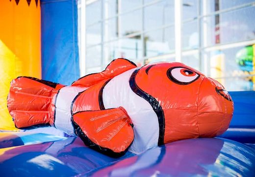 Springburg Maxifun mit Dach und Rutsche im Thema Clownfisch für Kinder kaufen