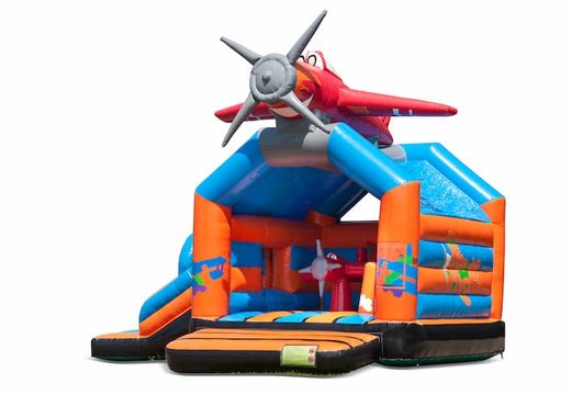 Kaufen sie aufblasbare indoor-multiplay-multifun-hüpfburg mit rutsche im themenflugzeug für kinder. Bestellen sie aufblasbare hüpfburgen online bei JB-Hüpfburgen Deutschland