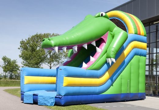 Rutsche krokodil multiplay und kinderbad für Kinder bestellen. Kaufen sie aufblasbare rutschen jetzt online bei JB-Hüpfburgen Deutschland