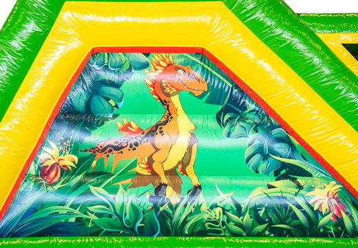 Kaufen Sie Dinosaurier 13m aufblasbarer Hindernisparcours für Kinder. Bestellen sie aufblasbare parcours jetzt online bei JB-Hüpfburgen Deutschland