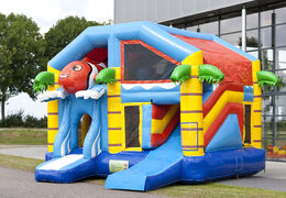 Multiplay-hüpfburg mit rutsche im clownfisch-design für kinder. Kaufen sie aufblasbare hüpfburgen online bei JB-Hüpfburgen Deutschland