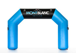 Kaufen sie aufblasbarer start- und ziel bögen von montblanc nach maß für sportveranstaltungen bei JB-Hüpfburgen Deutschland; spezialist für aufblasbare reklamebogen wie den montblanc bogen