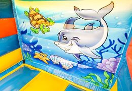 Midi aufblasbare multifun überdachte hüpfburg im meereswelt-thema zu verkaufen. Kaufen sie hüpfburgen bei JB-Hüpfburgen Deutschland online