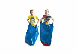 Kaufen sie blaue sackhüpftaschen für alt und jung. Bestellen sie aufblasbare artikel online bei JB-Hüpfburgen Deutschland