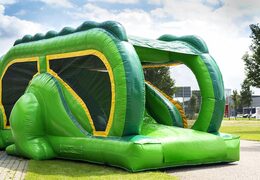 Kaufen sie einen aufblasbaren 8-meter-hindernisparcours für kinder mit krokodil für kleine Läufe. Bestellen sie aufblasbare parcours jetzt online bei JB-Hüpfburgen Deutschland