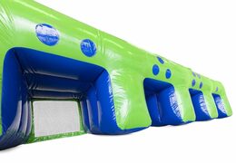 Bestellen Sie aufblasbare Fußball-Shuffleboard-Wand in Grün mit Blau für Kinder