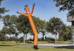 Standard 6 oder 8 meter aufblasbare airdancer in orange zum verkauf bei JB-Hüpfburgen Deutschland. Aufblasbare skytube in standardfarben und -abmessungen direkt online bestellen