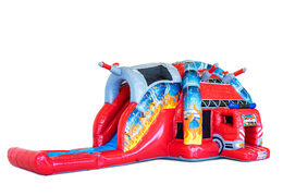 Kaufen Sie große aufblasbare Indoor Multiplay Super Hüpfburg mit Rutsche im Thema Feuerwehr für Kinder. Bestellen Sie Schlauchboote online bei JB-Hüpfburgen Deutschland