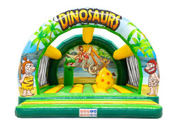 Jumpdome Dino-Hüpfburg mit Dinosauriern, jetzt bestellbar.