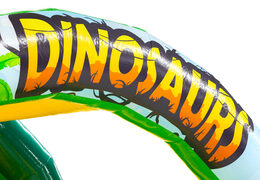 Jumpdome Dino-Hüpfburg mit Dinosauriern, jetzt bestellbar.
