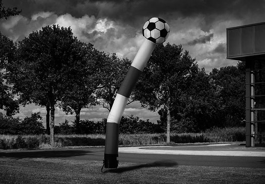 schöne Dekoration Soccer Fussball Skydancer Fußball ca 5m hoch 