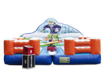 Opblaasbare valmat in thema snowboard voor zowel oud als jong kopen. Bestel een opblaasbare  valmat nu online bij JB Inflatables Nederland