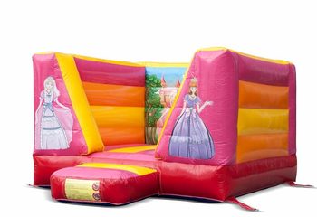 Klein open springkussen bestellen in prinses thema voor kinderen. Koop springkussens online bij JB Inflatables Nederland