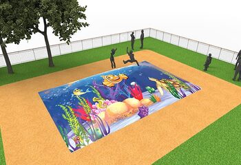 Inflatable springberg kopen in seaworld thema voor kinderen. Bestel opblaasbare airmountain nu online bij JB Inflatables Nederland