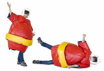 Sumopakken in kerststijl met rood en geel kopen