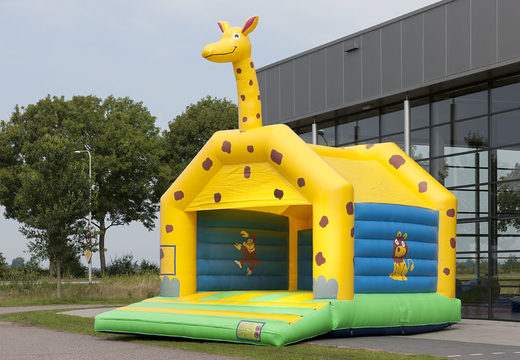 Super hüpfburg mit dach im giraffen-design für kinder. Kaufen sie hüpfburgen online bei JB-Hüpfburgen Deutschland