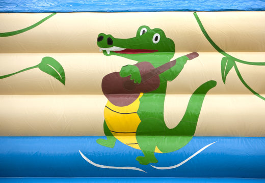 Crocodile super-hüpfburg mit fröhlichen animationen für kinder. Hüpfburgen online kaufen bei JB-Hüpfburgen Deutschland