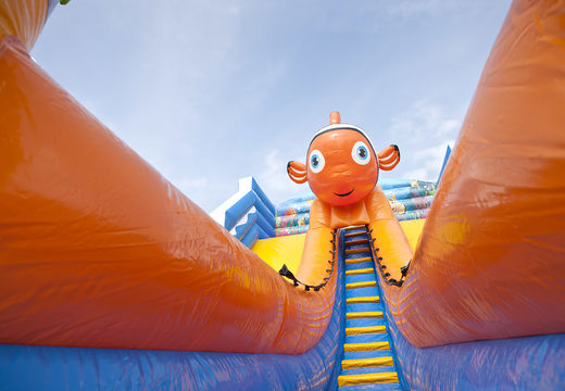 Kaufen sie eine große aufblasbare rutsche im meereswelt-thema mit lustigen 3D-figuren und farbenfrohen drucken für kinder. Bestellen sie aufblasbare rutschen jetzt online bei JB-Hüpfburgen Deutschland