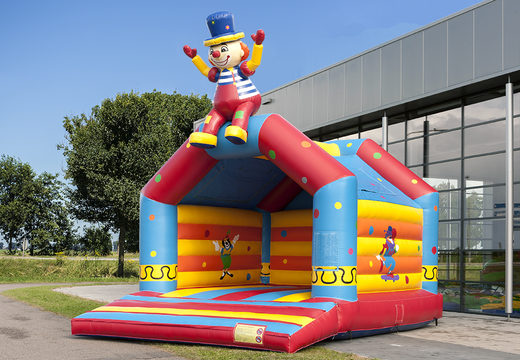 Kaufen sie super hüpfburg mit dach im clown-design für kinder. Bestellen sie hüpfburgen online bei JB-Hüpfburgen Deutschland