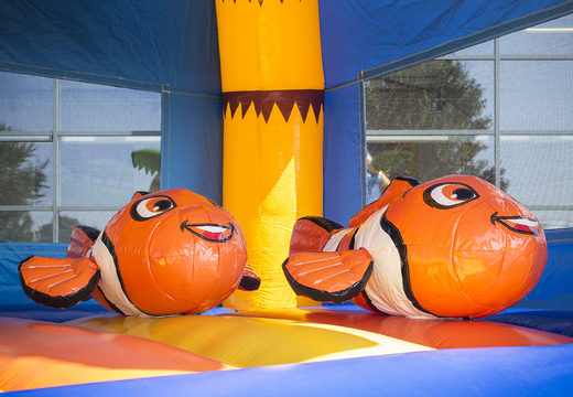 Bestellen sie aufblasbare multifun-hüpfburg mit dach im thema Nemo seaworld für kinder bei JB-Hüpfburgen Deutschland. Kaufen sie hüpfburgen online bei JB-Hüpfburgen Deutschland
