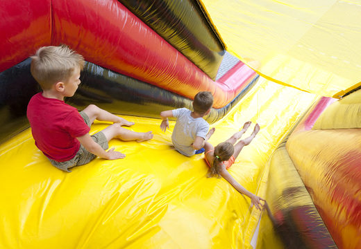 Aufblasbare Rutsche Spiderrutsche mit Dach für Kids kaufen bei JB Hüpfburgen