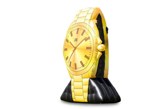 Bestellen sie eine aufblasbare 4 meter hohe goldene Uhr. Kaufen sie hüpfburgen jetzt online bei JB-Hüpfburgen Deutschland