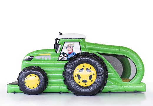 Aufblasbare, maßgeschneiderte mini-run-traktor-strombahn für den Innen- und außenbereich. Kaufen sie aufblasbare parcours jetzt online bei JB-Hüpfburgen Deutschland