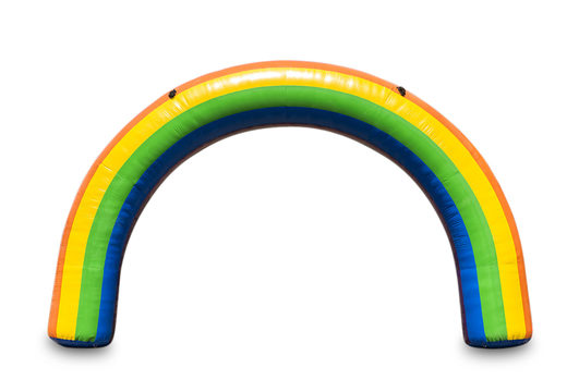 Aufblasbare Bögen 9x6m in regenbogenfarbe zum verkauf bei JB-Hüpfburgen Deutschland online. Kaufen sie aufblasbare start- und zielbögen in standardfarben und -größen für sportveranstaltungen