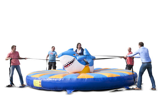 Kaufen sie den pull-reiter rodeo shark für kinder und erwachsene. Bestellen sie schlauchboote online bei JB-Hüpfburgen Deutschland