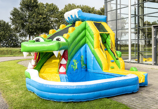 Bestellen sie eine spritzige krokodil-hüpfburg mit pool bei JB-Hüpfburgen Deutschland. Kaufen sie hüpfburgen online bei JB-Hüpfburgen Deutschland