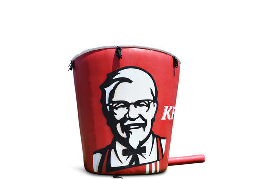 Bestellen sie 3 meter hohe KFC-eimer-blow-up-werbeaktionen im vollfarbdruck. Kaufen sie iblow up-hüpfburgen online bei JB-Hüpfburgen Deutschland