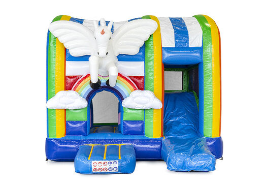 Multiplay einhorn hüpfburg  für kinder bestellen. Kaufen sie aufblasbare hüpfburgen online bei JB-Hüpfburgen Deutschland