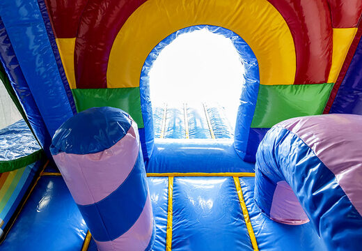 Bestellen sie multiplay L einhorn-hüpfburg mit rutsche für kinder. Kaufen sie aufblasbare hüpfburgen online bei JB-Hüpfburgen Deutschland