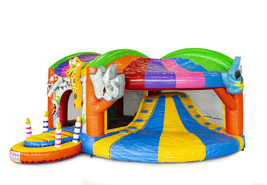 Kaufen sie eine aufblasbare indoor-multiplay-hüpfburg mit rutsche in einer themenparty für kinder. Bestellen sie aufblasbare hüpfburgen online bei JB-Hüpfburgen Deutschland